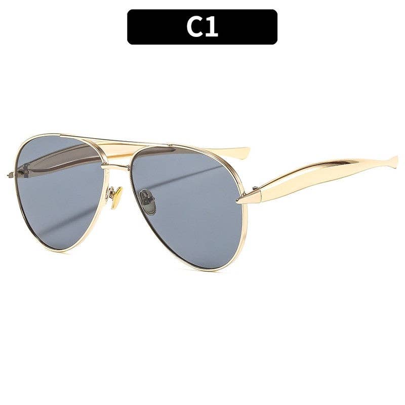 Metal Frame Sunglasses