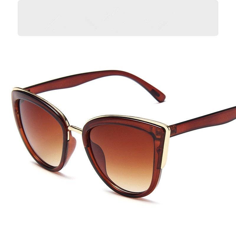 Vintage Cat Eye Sunglasses For Women's Fashion