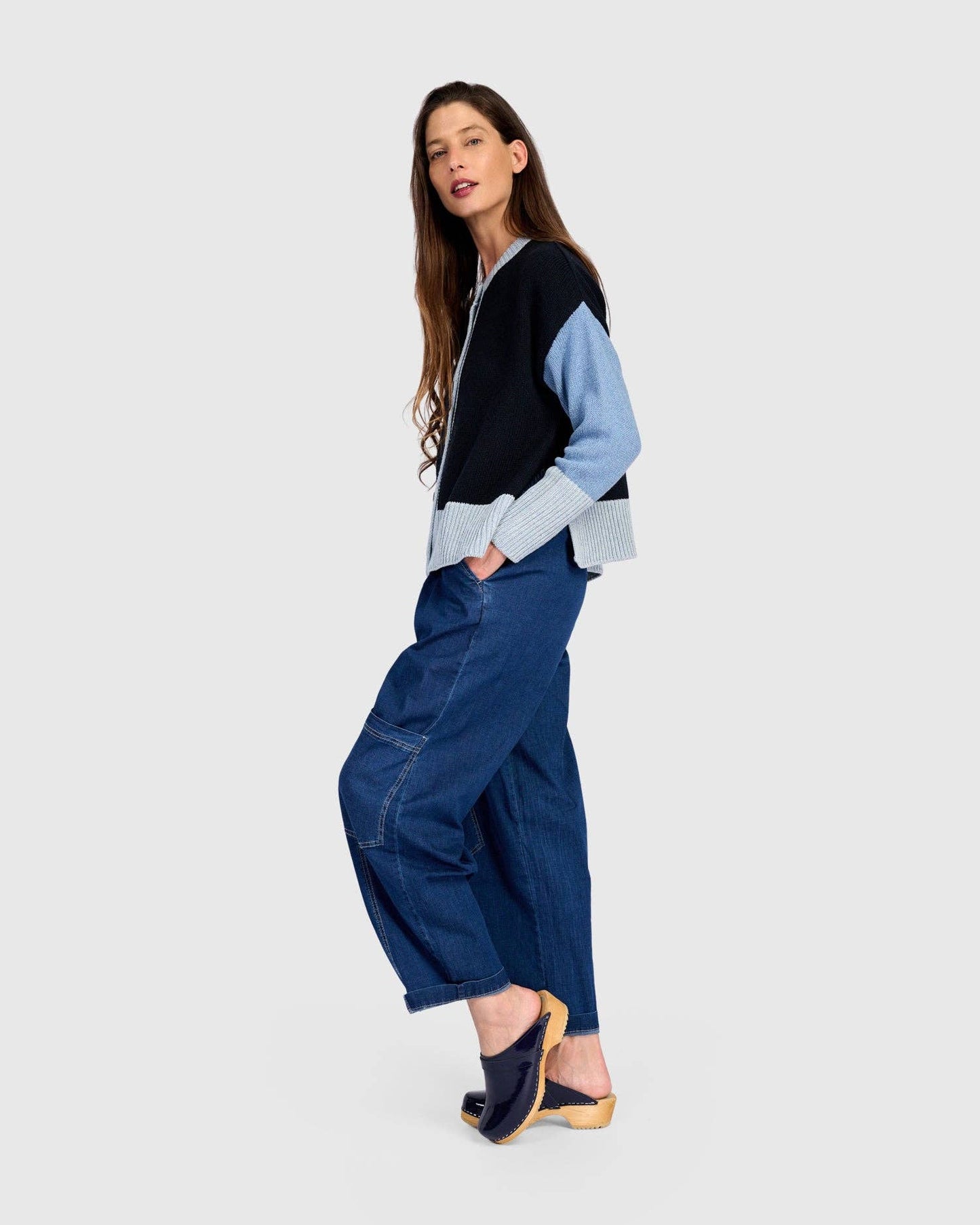 Marmalade Cardigan, Blue Mix