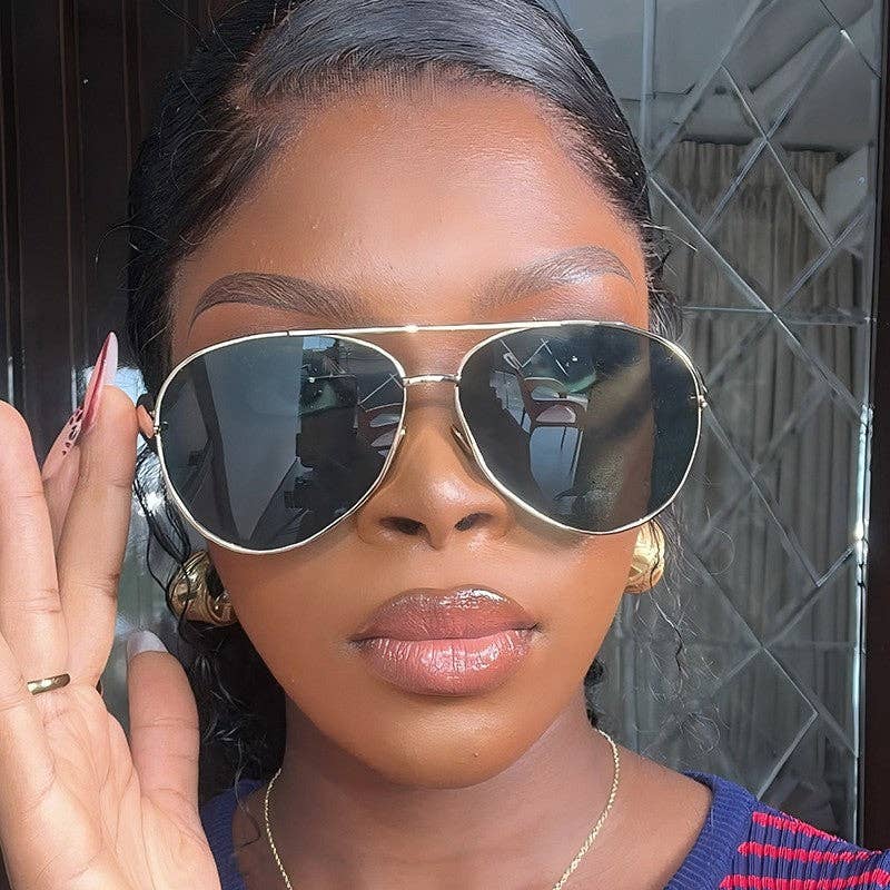 Metal Frame Sunglasses