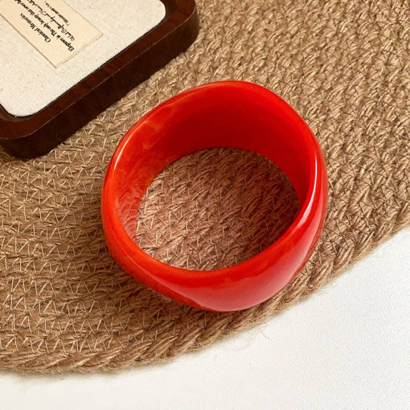Multi-color Wide Irregular Simple Acrylic Bracelets DP25D620
