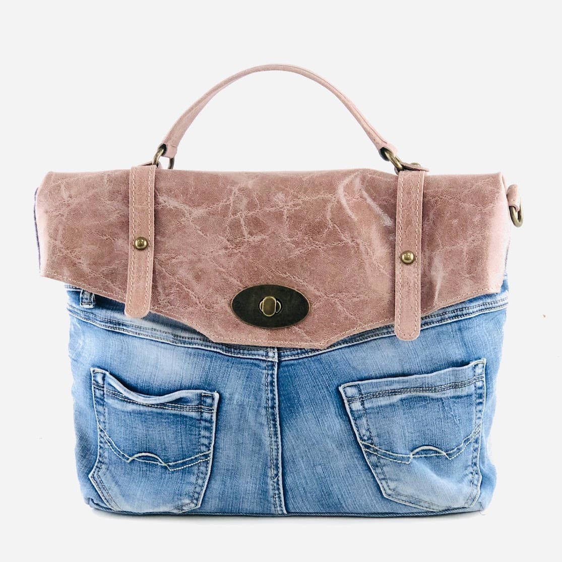 POSTINA LEONARDO VINTAGE DENIM PATTA SHINYLAMB COVER