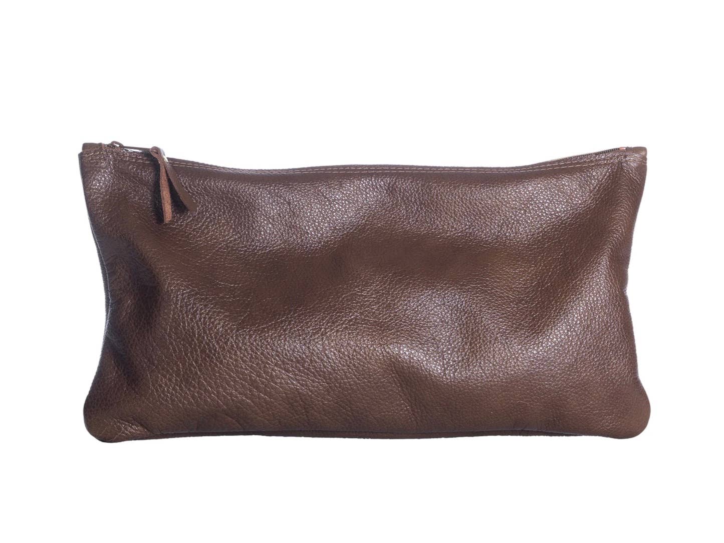 Large Leather Clutch