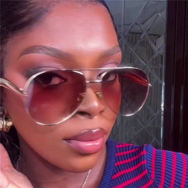Metal Frame Sunglasses