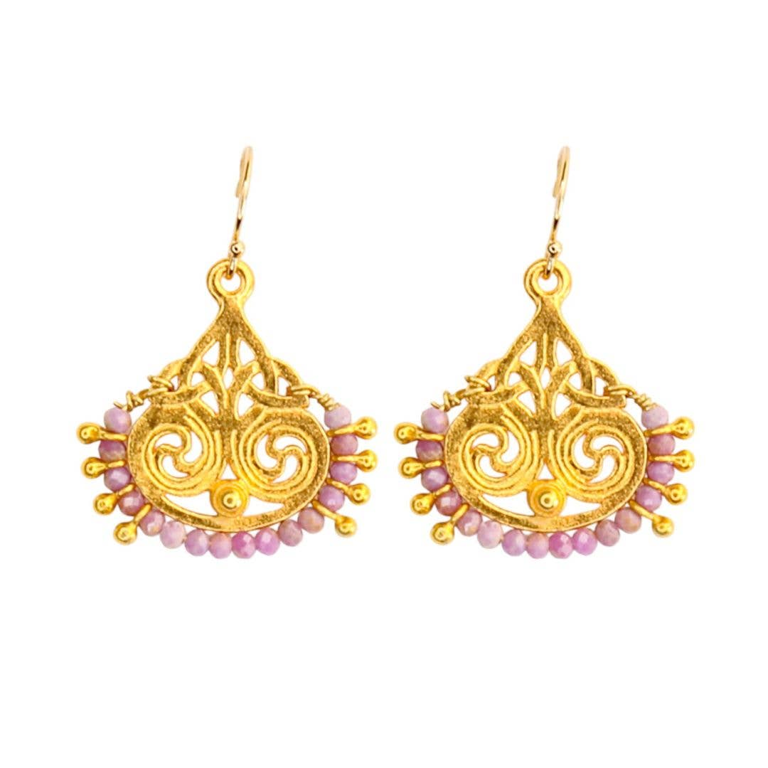 Deco Earrings in Turquoise