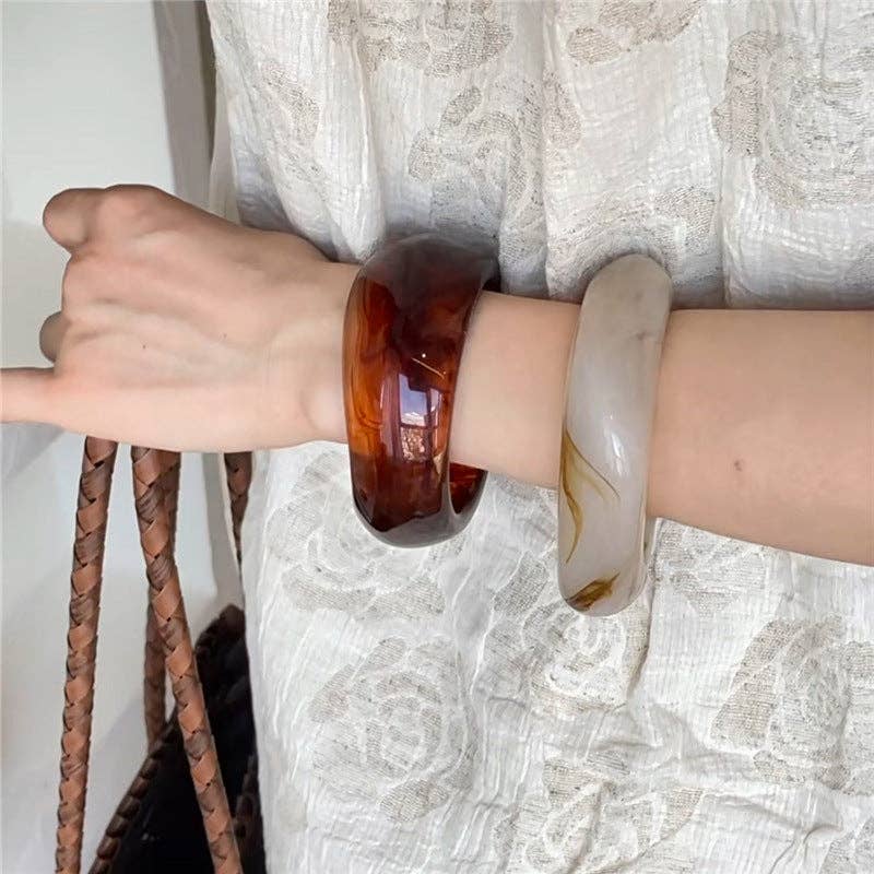 Colorful Irregular Single Acrylic Bracelets DP25B570