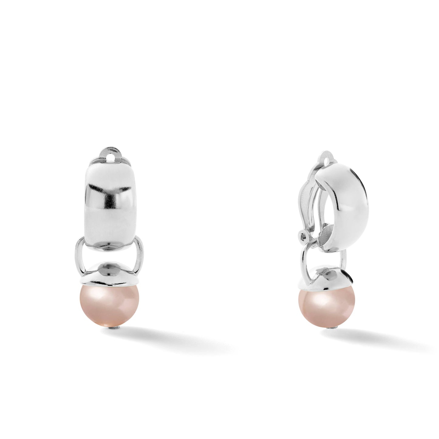 Sterling Sleek & Sculpted Ear Clips Medium
