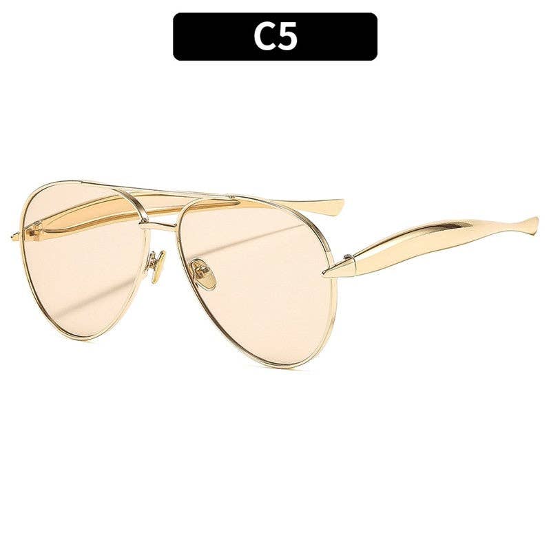 Metal Frame Sunglasses