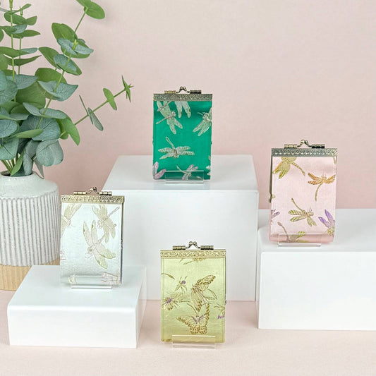 Butterfly or Dragonfly Brocade Card Holder with RFID