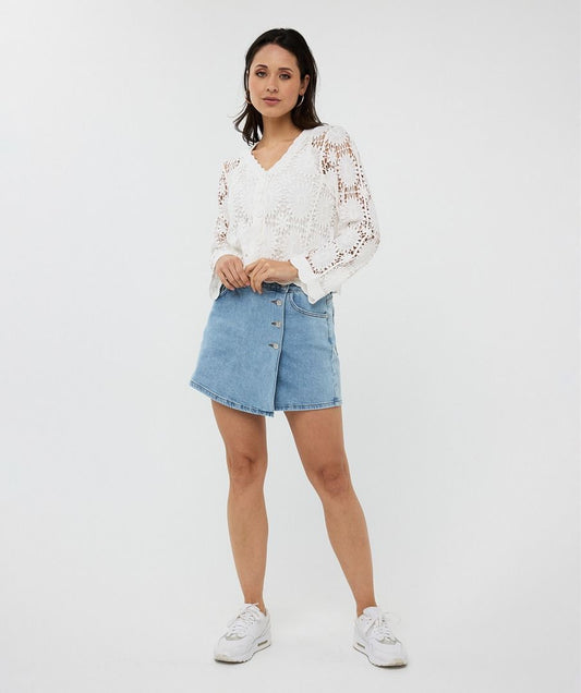 Skort Jeans Stretch