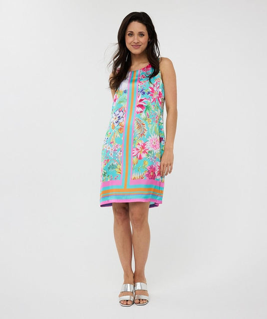 Dress Short Disco Flower