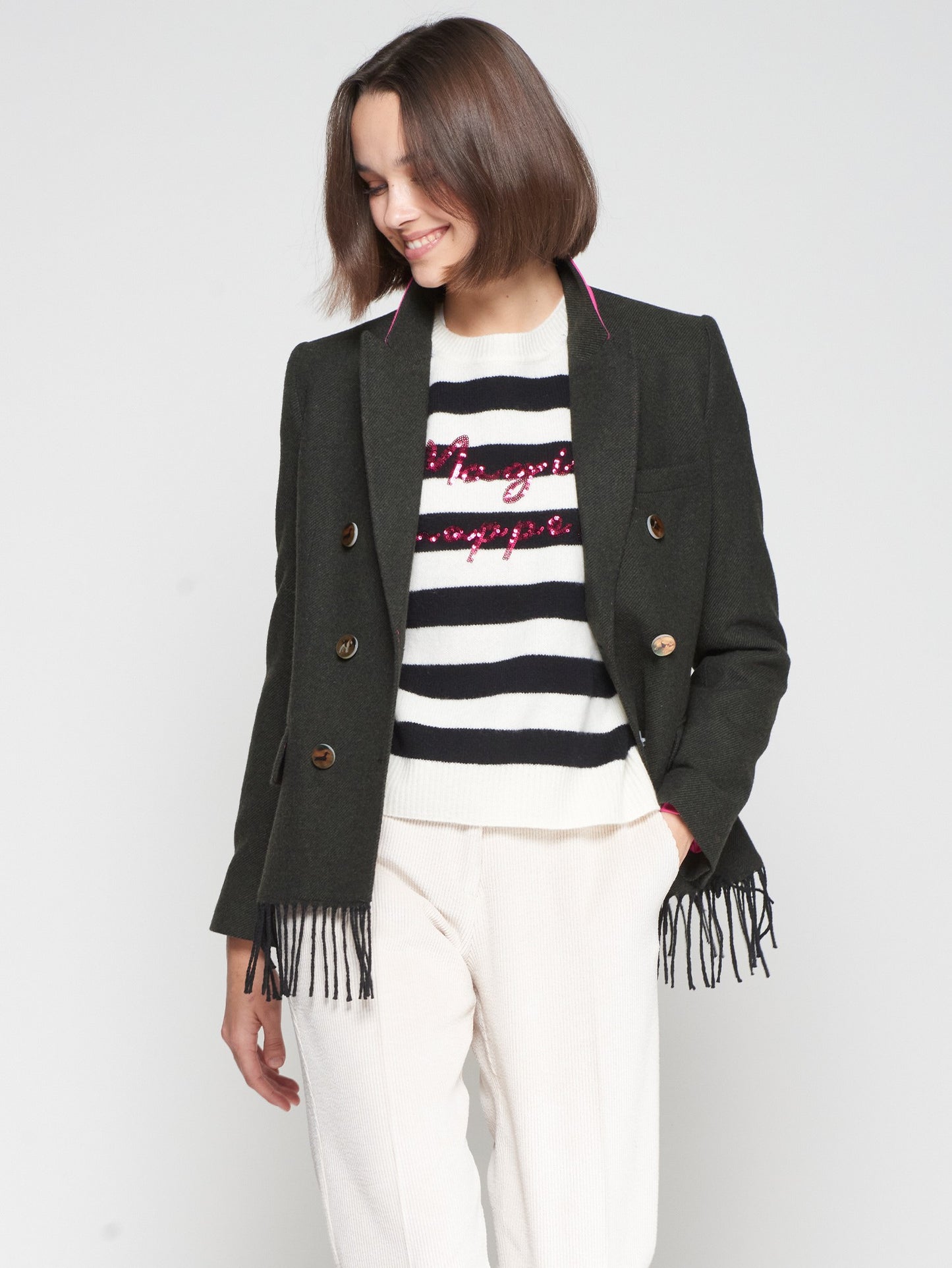 JACKET FLECOS VERDE LODEN FLECOS