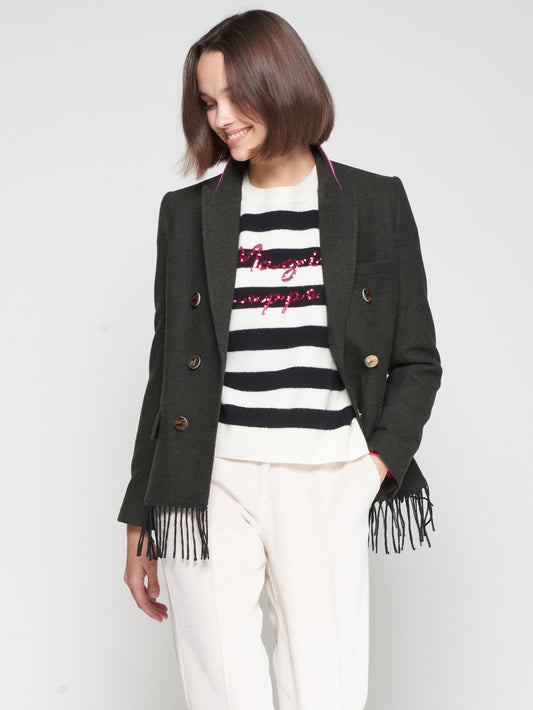JACKET FLECOS VERDE LODEN FLECOS