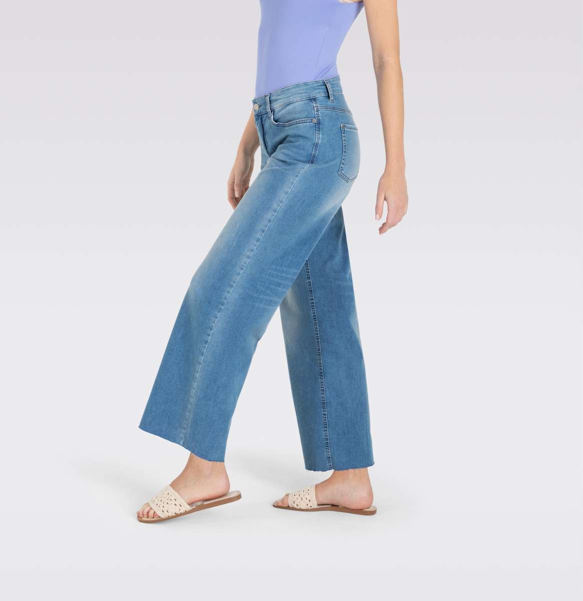 Wide Fringe Jeans