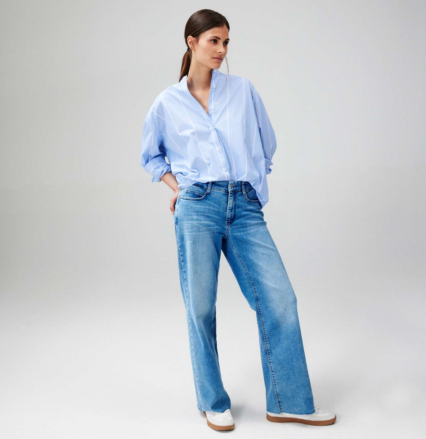 Wide Fringe Jeans